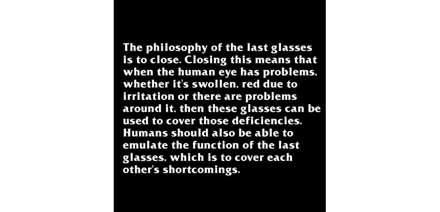 Glasses Philosophy